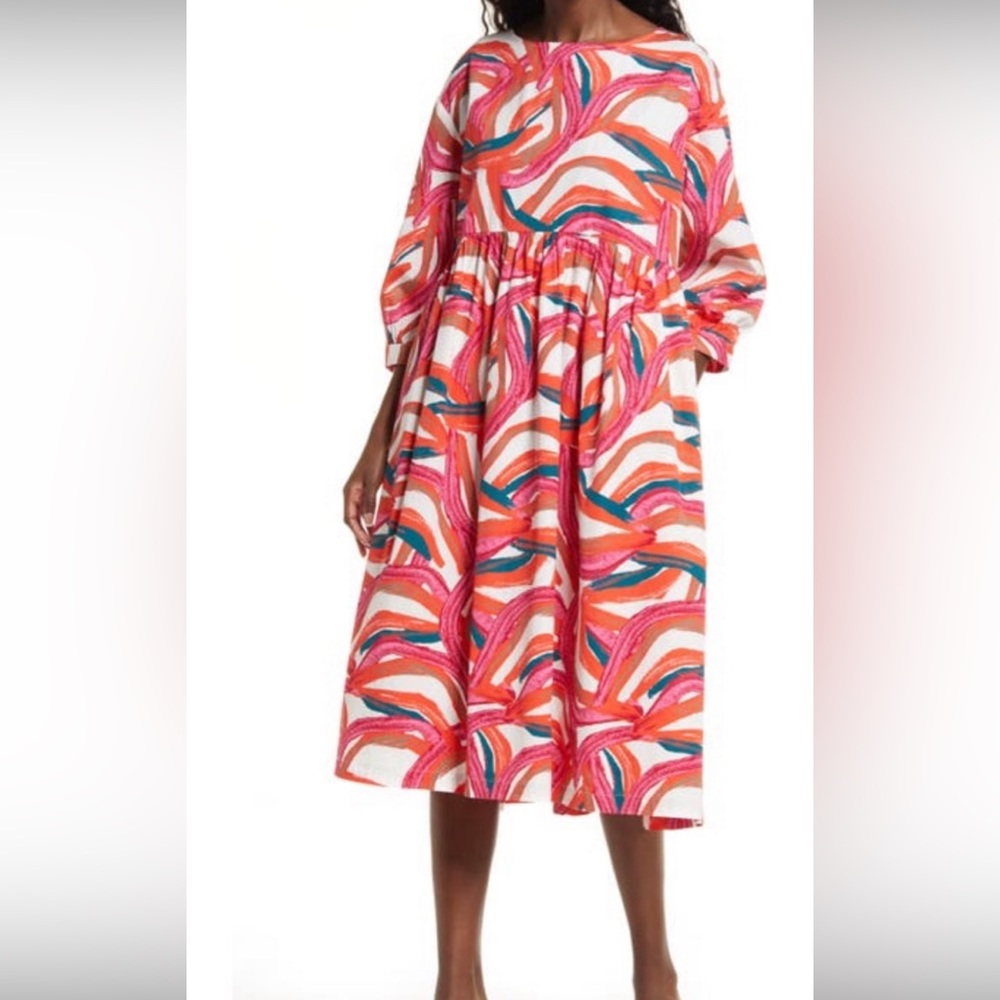 Nordstrom X Christina Martinez Rainbow Print Dress